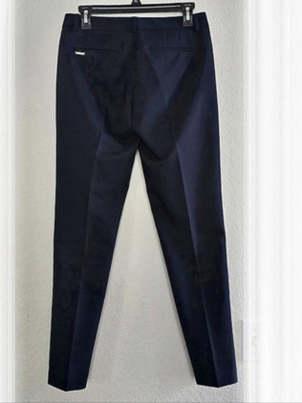 Tahari Women's Trousers Navy Blue US 2 Like New - Picture 2 of 9